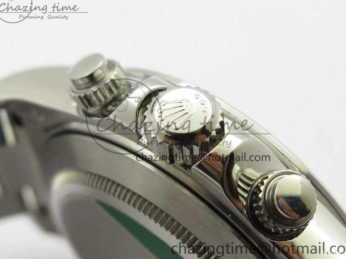 MiroTime 0319 TechFriendly Daytona 116520 SS UBF Best Edition Ice Blue MOP Crystal Markers Dial on SS Bracelet A 2938